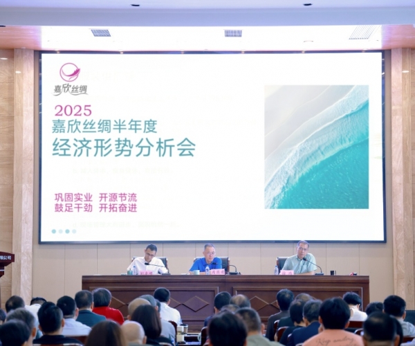 尊龙时凯丝绸2025半年度经济形势剖析会顺遂召开